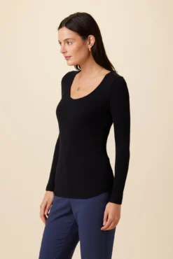 Swish Drape Sales -Swish Drape Sales 0018 Short Sleeve Itana Black 2 e9fc42f7 9546 465f 9b50 9637fabf7fe6