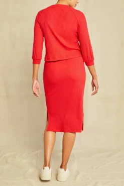 Vindy Paris Rib Skirt - Zinnia -Swish Drape Sales 0054 Vindy Zinnia 2250 web 878cc1ad 37e1 462e 9914 166b8fa2c5ef