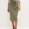Aria Reverie Terry Skirt - Vetiver