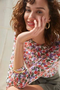 Issa Silken Modal Tee - Seaside Floral -Swish Drape Sales 0111IssaSilkenModalSeasideFloral 2698 4fa89ed7 20d0 4b48 a62b 41cfae54e83a