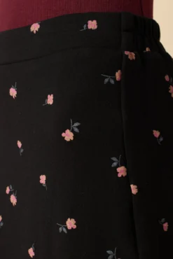 Sabine Luxe Fleece Skirt - Fleur -Swish Drape Sales 0153 Ebele Printed Fleur 5