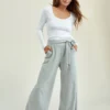 Coco Cloud Rib Pants - Dove