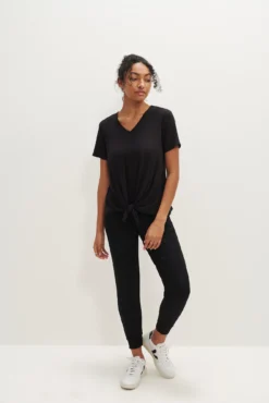 Archie Dream Knit Tee - Black