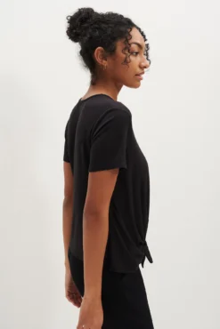 Archie Dream Knit Tee - Black -Swish Drape Sales 0299 Archie Black 7049 Web 9a2a248f cd0a 4ddb a405 be13a8c4bf07