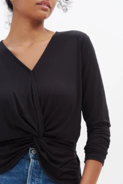 Stinson Long Sleeve Dream Knit Tee - Black -Swish Drape Sales 0300 Stinson Black 5811 Web e4e3adb4 f534 49b2 8b4c 013d346c8010