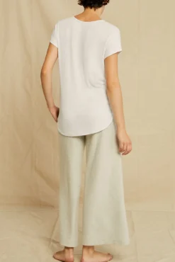 Stella Dream Rib Tee - White -Swish Drape Sales 0320 Stella Top White 3893 web 13a548eb a86a 4702 8918 e6bead1ca00b