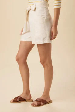 Milo Femme Fête Short - Salt -Swish Drape Sales 0341 Milo Short Salt 2