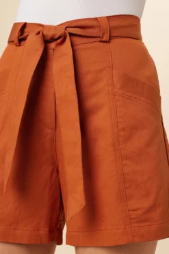 Milo Femme Fête Short - Terracota -Swish Drape Sales 0341 Milo Short Terracotta 4