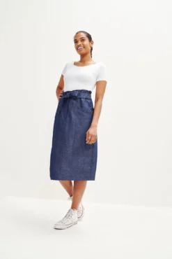Romy Denim Skirt -Swish Drape Sales 0342 Romy Denim 0431 web