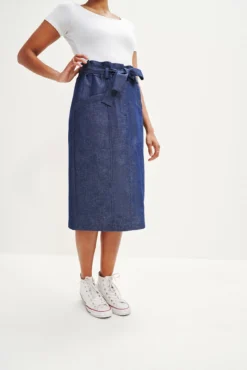 Romy Denim Skirt -Swish Drape Sales 0342 Romy Denim 0442 web