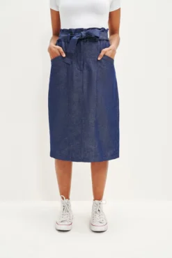 Romy Denim Skirt -Swish Drape Sales 0342 Romy Denim 0446 web