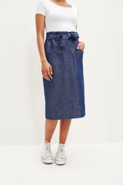 Romy Denim Skirt -Swish Drape Sales 0342 Romy Denim 0448 web
