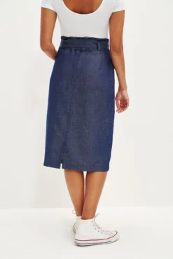 Romy Denim Skirt -Swish Drape Sales 0342 Romy Denim 0481 web