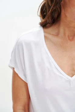 Wray Silken Modal Tee - White -Swish Drape Sales 0347 Wray Tee White 0228 web e07f4770 6de6 4ea2 8873 a9a27ebf986b