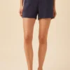 Palo Cottonseed Cupro Short - Ocean