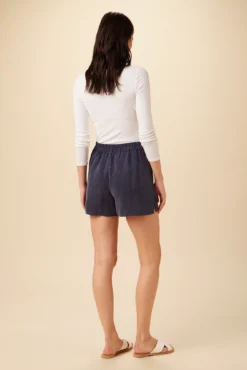 Palo Cottonseed Cupro Short - Ocean -Swish Drape Sales 0352 Palo Ocean 3