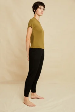 Berkeley Dream Rib Tee - Matcha -Swish Drape Sales 0372 SS Berkeley Dream Rib Matcha 1293 Web 9368c63c 0c1e 47c2 a163 b81f505c7a16