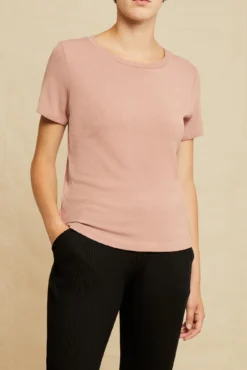 Berkeley Dream Rib Tee - Quartz