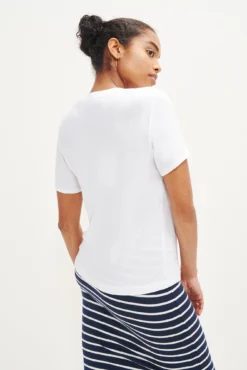 Berkeley Dream Rib Tee - White -Swish Drape Sales 0372 SS Berkeley Dream Rib White 1550 Web 88564073 40ce 450a a658 d79bf8c57c7f