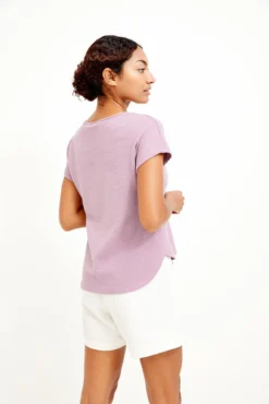 Chessa Scallop Knit Tee - Lavender -Swish Drape Sales 0392 Chessa Lavender 1699 web c8780327 3cb3 4b25 ae50 94a3b4c58c0b