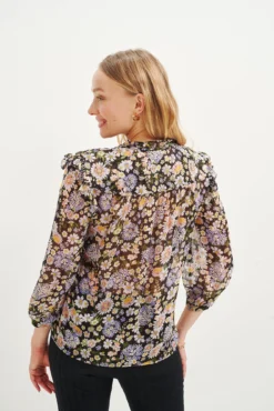 Camila Nouveau Silk Blouse - Midi Floral Lavender -Swish Drape Sales 0394 Camila Lavender Midi Floral 1944 web e17bca64 c3d6 46e5 9148 b9e190eef268