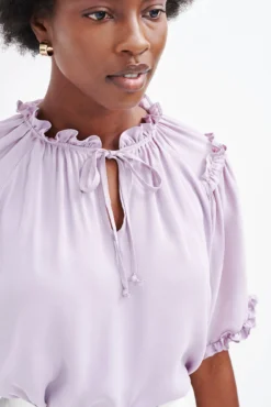 Zuri Cupro Blouse - Lilac -Swish Drape Sales 0396 Zuri Lilac 1947 web 36a4ba0c 2358 40ee b293 daa178dcf797