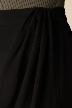 Sosi Washable Silk Wrap Skirt - Black -Swish Drape Sales 03 10173 Sosi Black 5