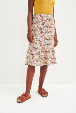 Melia Reverie Knit Skirt -Swish Drape Sales 0407 Melia Marina Floral 0395 web