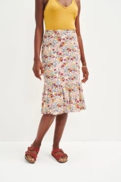 Melia Reverie Knit Skirt -Swish Drape Sales 0407 Melia Marina Floral 0397 web