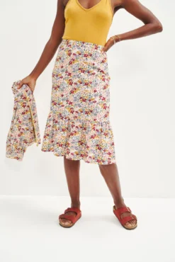 Melia Reverie Knit Skirt -Swish Drape Sales 0407 Melia Marina Floral 0406 web