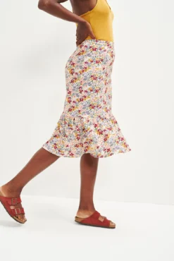 Melia Reverie Knit Skirt -Swish Drape Sales 0407 Melia Marina Floral 0422 web