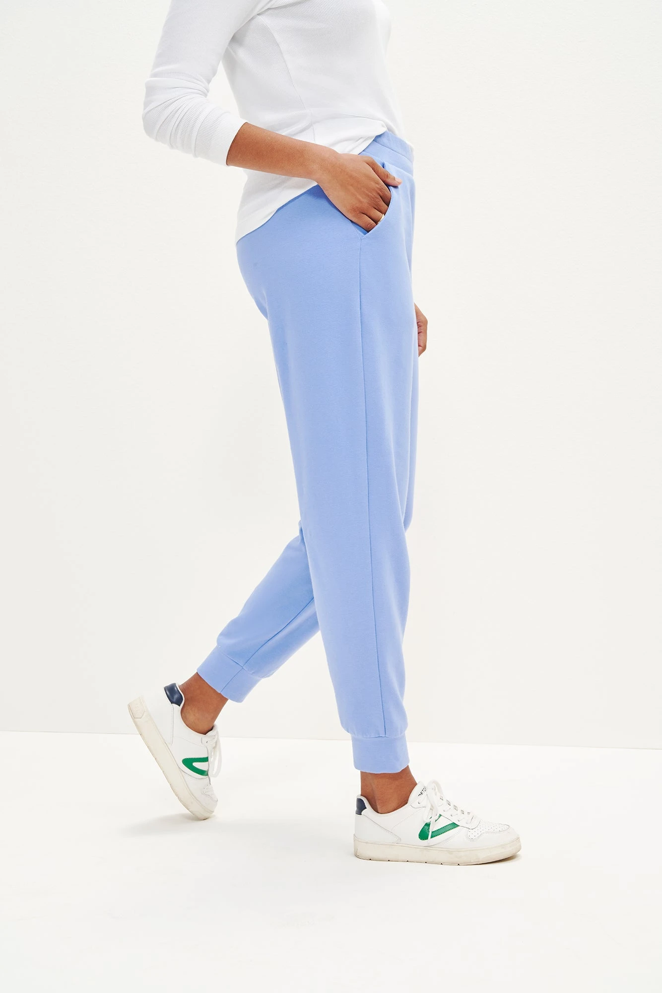 Skylar Reverie Terry Joggers - Sky 2 Skylar Reverie Terry Joggers - Sky - Image 2