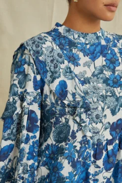 Clara Ecovero Blouse - Elsinore Blue -Swish Drape Sales 0485ClaraElsinoreBlue 7002 web 28fe8772 4d86 421f 8f4f 9c9517e6f1e8