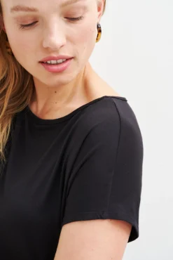 Chessa Dream Knit Tee - Black -Swish Drape Sales 0505 Chessa Black 3293 web 7f0a98c7 8bef 4c96 8041 cfb677cc842c