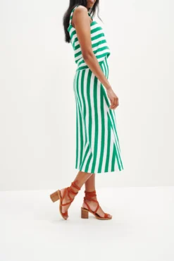 Ramona Upcycled Skirt - Corsica Stripe -Swish Drape Sales 0507 Ramona Corsica Stripe 0171 web d377b0ec 1882 4839 83fd 3e6119b146b0