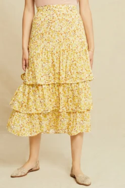 Christy Ecovero Skirt - Dandelion Floral