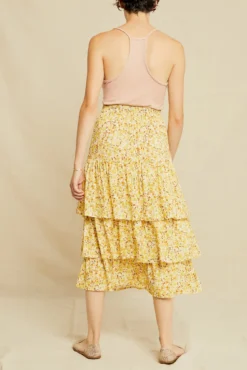 Christy Ecovero Skirt - Dandelion Floral -Swish Drape Sales 0546 Christy Dandelion Floral 1120 web 56208bb9 77fb 4cc6 825c fee76421b0b2