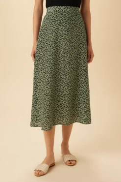 Blaze Washable Silk Skirt - Sophia