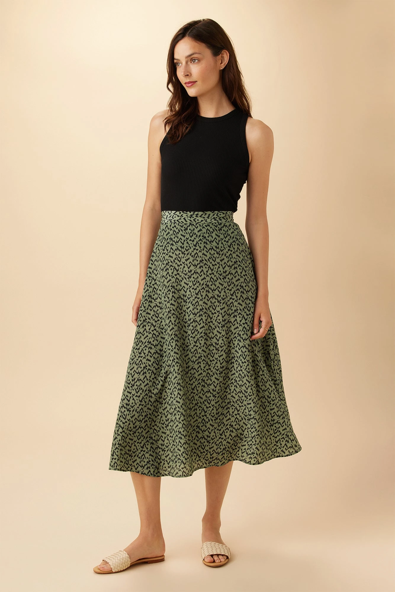 Blaze Washable Silk Skirt - Sophia 2 Blaze Washable Silk Skirt - Sophia - Image 2