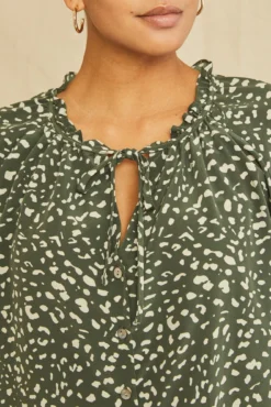 Isla Washable Silk Blouse - Rocher Dot -Swish Drape Sales 0609 Isla Rocher Dot 4618 web e5d706aa 6c56 4bd4 a977 76436cee3ff7