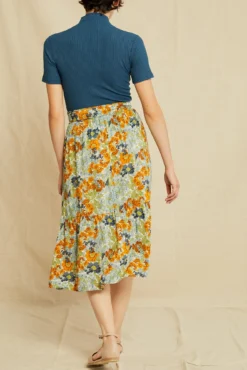 Imani Ecovero Skirt -Swish Drape Sales 0614 Imani Veranda Floral 1633 web