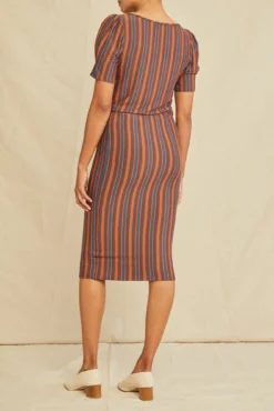 Yuma Dream Knit Skirt - Rivoli Stripe -Swish Drape Sales 0648 Yuma Stripe Rivoli Stripe 1223 web 67151a41 b6b9 4bcd ab06 e96e4d920baa