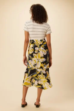 Finley Washable Silk Skirt - Marbella -Swish Drape Sales 0709 Finley Marbella Floral 3
