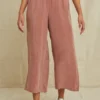 Salice Mixed Cupro Pants - Quartz