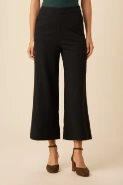 Charlie Wide Leg Pant - Black