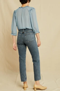 Silva Crinkle Cupro Blouse - Pool -Swish Drape Sales 0804 Silva Pool 3390 web d941c28c f6cb 4312 aef0 971abda5aab5