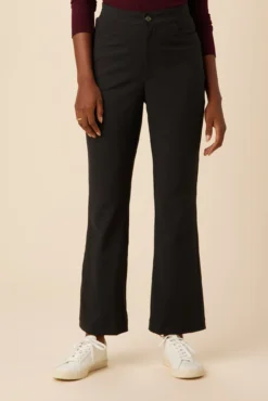 Beatrice High Rise Flare Pant - Black