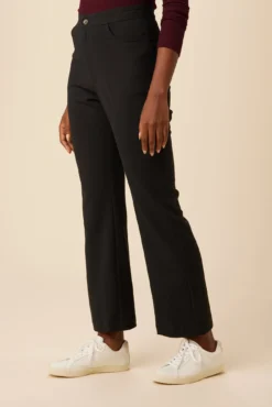Beatrice High Rise Flare Pant - Black -Swish Drape Sales 10034 HR Beatrice Black 2