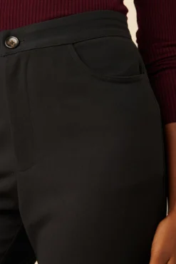 Beatrice High Rise Flare Pant - Black -Swish Drape Sales 10034 HR Beatrice Black 5