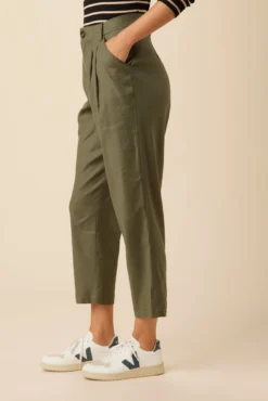 Larisa Femme Fete Pant - Olive -Swish Drape Sales 10074R1 Larisa Olive 2